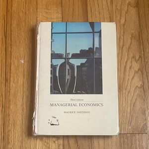 Managerial Economics 3rd Edition Maurice/Smithson